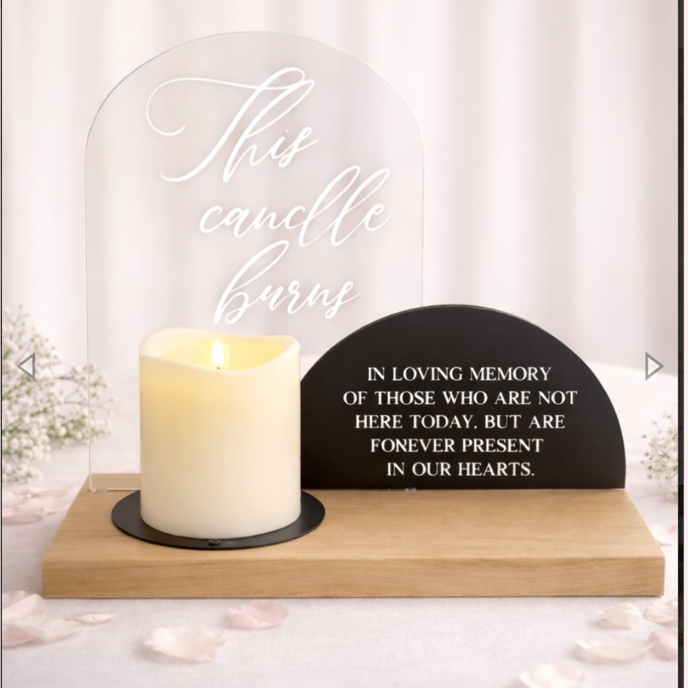Sympathy In Loving Memory Candle - Picture 5 of 7